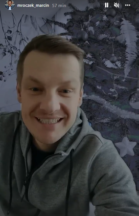 Marcin Mroczek doleci do rodziny