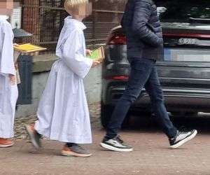 Marcin Mroczek na białym tygodniu komunijnym