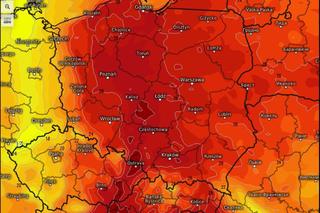 Mapy gorąca dla Polski we wrześniu