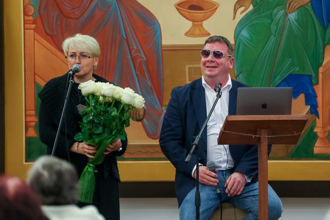 Michał Wójcik śpiewał dla podopiecznych hospicjum