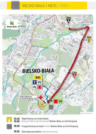 V etap Tour de Pologne 2019 - MAPA METY
