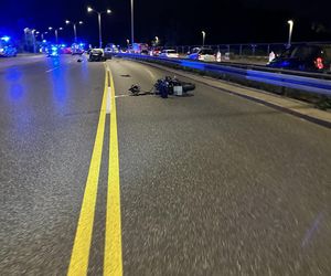 Makabra na Wisłostradzie. Roztrzaskane auta i motocykle. Dwie osoby reanimowane w tym dziecko 