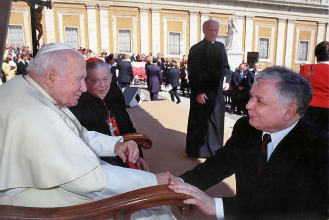 Jan Paweł II z prezydentami Polski