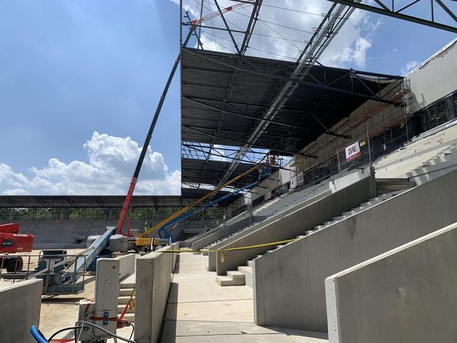 Stadion Miejski w Katowicach jest na ukończeniu. Najnowsze zdjęcia z czerwca