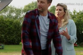 	M jak miłość odc. 1751. Bartek (Arkadiusz Smoleński), Beata (Izabela Warykiewicz- Popiel)