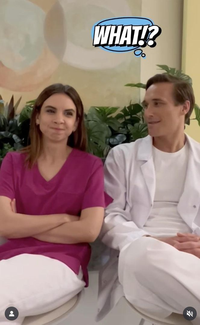 M jak miłość. Aneta (Ilona Janyst), Olek (Maurycy Popiel)