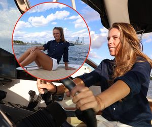 Magdalena Fręch wybrała się w rejs łódką. Przed bitwą w II rundzie US Open podziwiała Manhattan od innej strony [ZDJĘCIA]