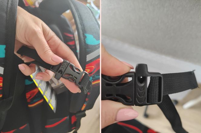 Gwizdek bezpieczeństwa w plecakach szkolnych