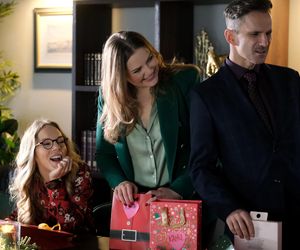 M jak miłość odc. 1852. Sylwia (Hanna Turnau), Anita (Melania Grzesiewicz), Kamil Gryc (Marcin Bosak)