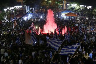 Tak Grecy świętowali wyniki referendum