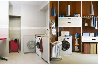 Pralnia w domu: gdzie postawić pralkę i szuszyć pranie