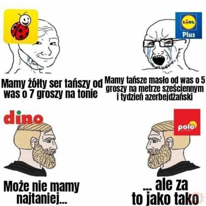 Walka cenowa Biedronki z Lidlem na memach. Internauci bezlitośni. "A wy z jakiego gangu jesteście?"