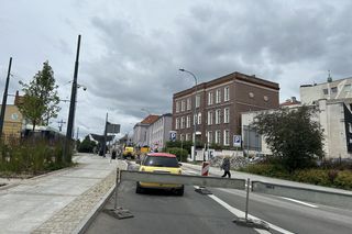 Wysoka Brama i  Aleja Piłsudskiego. Roboty drogowe w centrum Olsztyna