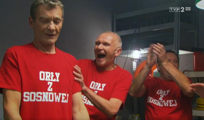 Barwy szczęścia odc. 2543.. Stefan Górka (śp. Krzysztof Kiersznowski), Tolek (Marek Siudym) - retrospekcja