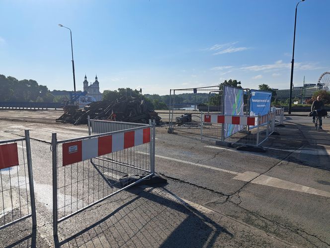 Remont mostu Grunwaldzkiego w Krakowie