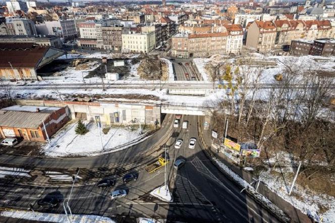 Bytom: Trwa przebudowa wiaduktu na Zamłyniu. Będzie objazd do Łagiewnik