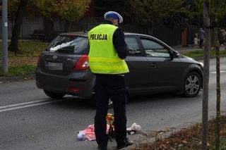 Dziewczynki potrącone na przejściu