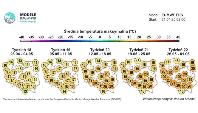 Pogoda IMGW na majówkę 2025