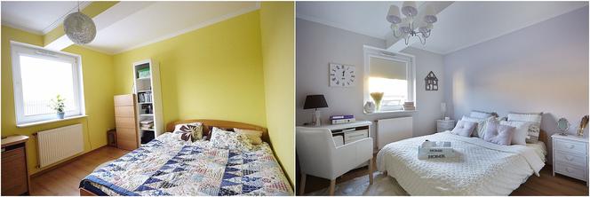 Home staging: sypialnia PRZED i PO metamorfozie