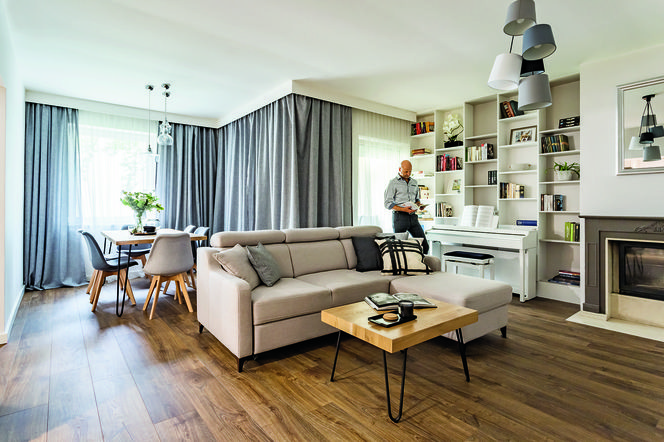 Salon z jadalnią