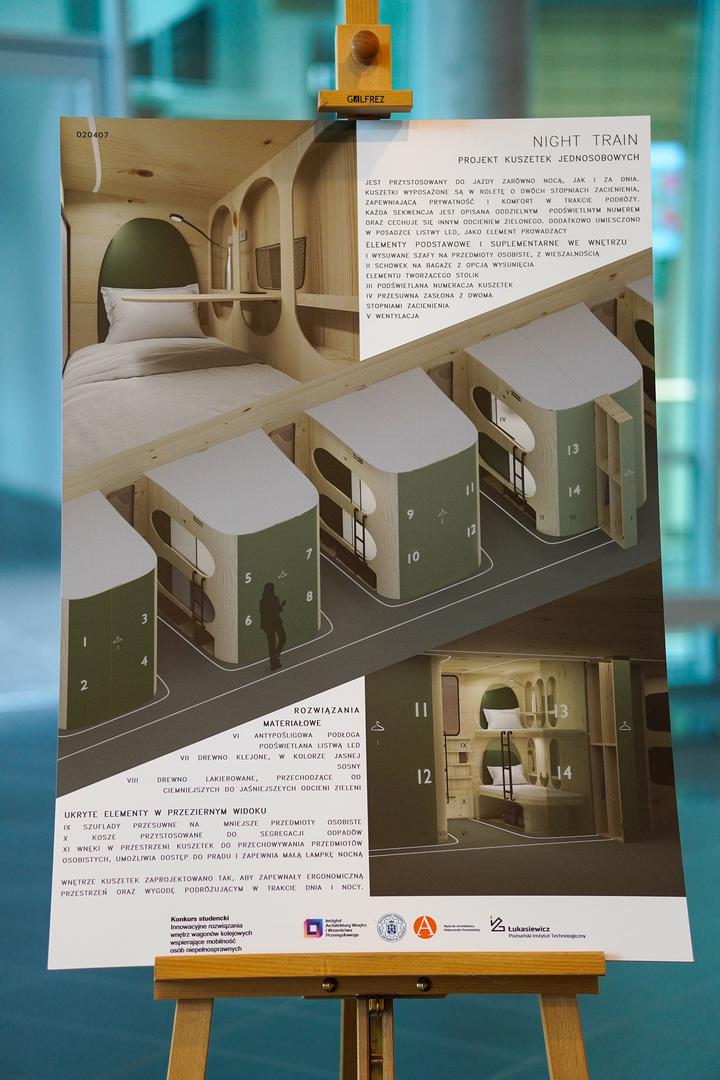 Tak mogą wyglądać wagony przyszłości.