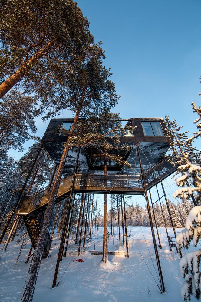 Siódmy pokój - domek na drzewie projektu Snohetta