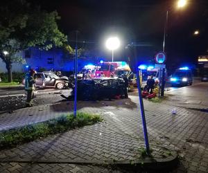 Wypadek w Gliwicach. Pięć osób ciężko rannych przy stacji BP