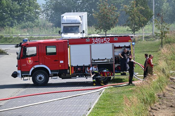 Służby ostrzegają! Alarmowy poziom amoniaku w związku z pożarem w Krośnie