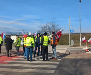 Protest rolników w Medyce