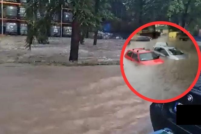 Dramat w Bielsku-Białej: Gigantyczne ulewy spowodowały powódź błyskawiczną