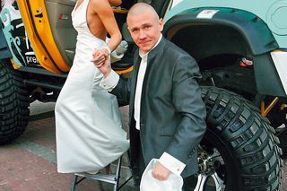 Rafał Jackiewicz pojechał hummerem do ślubu - ZDJĘCIA!