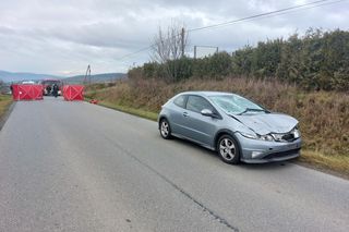 Wypadek w Bieździadce koło Jasła