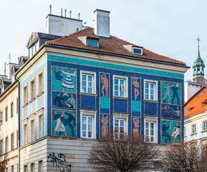 Mozaika na Mostowej 9a w Warszawie