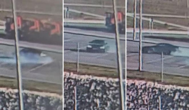 Szalony drift na parkingu w Piasecznie! Myślicie, że to wszystko? Kierowca nie miał prawa jazdy od roku!