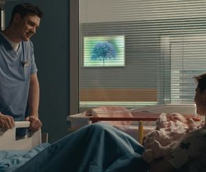 	Na dobre i na złe odc. 959 finał sezonu. Blanka (Pola Gonciarz), jej córka Nina (Michalina Grot), Krzysztof Radwan (Mateusz Damięcki)