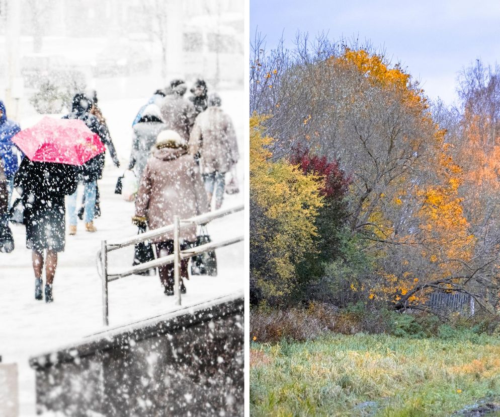 Pogodowe starcie zimy z jesienią. 20 cm śniegu, a potem nagły zwrot! Eksperci już to wiedzą