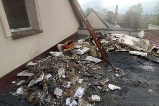 Piorun uderzył w dom jednorodzinny w Dąbczu