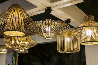 Lampy bambusowe 