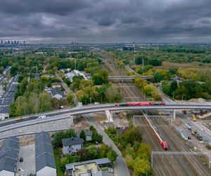 Ciężarówki testowały nowy wiadukt. Inwestycja jest już prawie gotowa 
