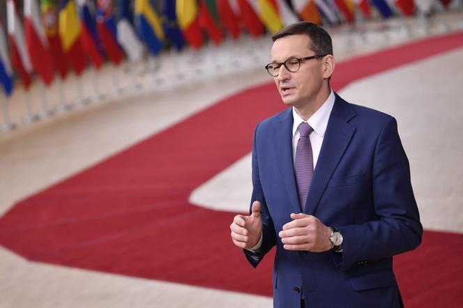 Premier Mateusz Morawiecki na szczycie UE w Brukseli