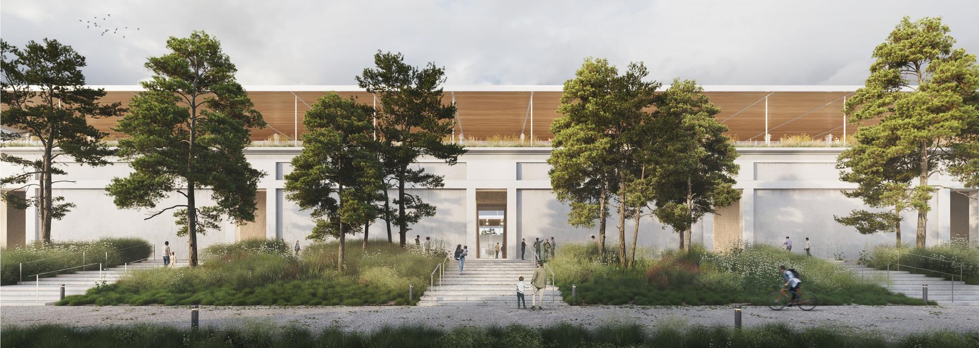 Hala sportowa i główny stadion warszawskiej Skry