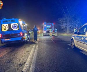 Dramatyczny wypadek w Sokołowicach. Cud, że nikt nie zginął