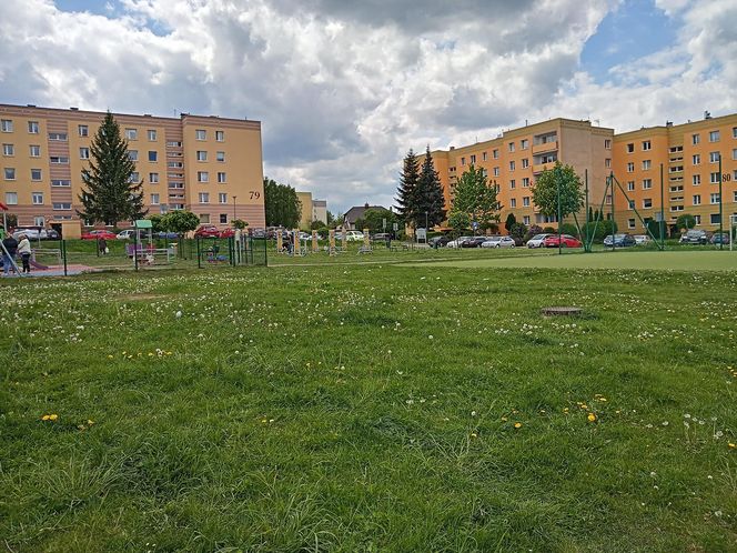 Pół boiska w Kielcach