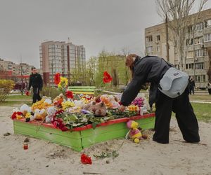 Pogrzeby ofiar ataku na Krzywy Róg