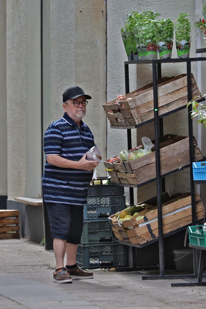 Edward Miszczak i Anna Cieślak na bazarku