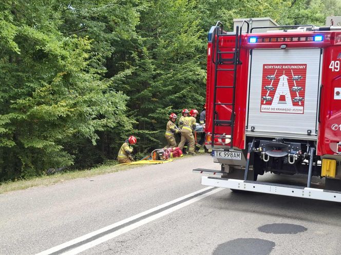 Wypadek na Zgodnej w Starachowicach