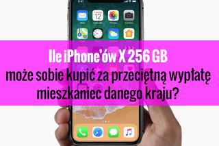 Ile iPhone’ów X 256 GB