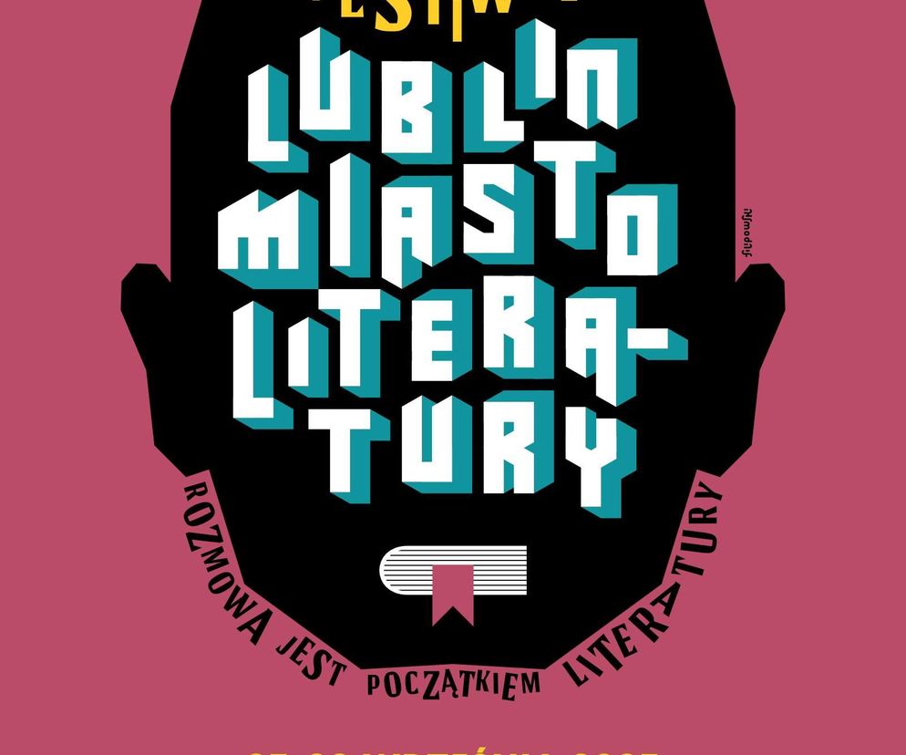 Festiwal Lublin Miasto Literatury - plakat