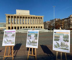 Koniec betonozy. Na Placu Dąbrowskiego pojawi się zieleń [WIZUALIZACJE]