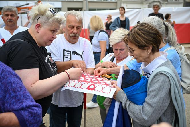 Marsz opozycji w Poznaniu.